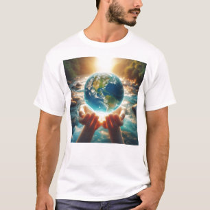 JORDEN FINNS I VÅR HÄNDER-UTFORMNING T SHIRT