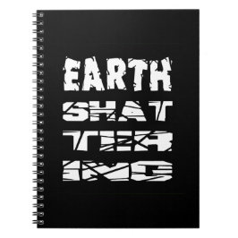 Jorden-förstöring Anteckningsbok