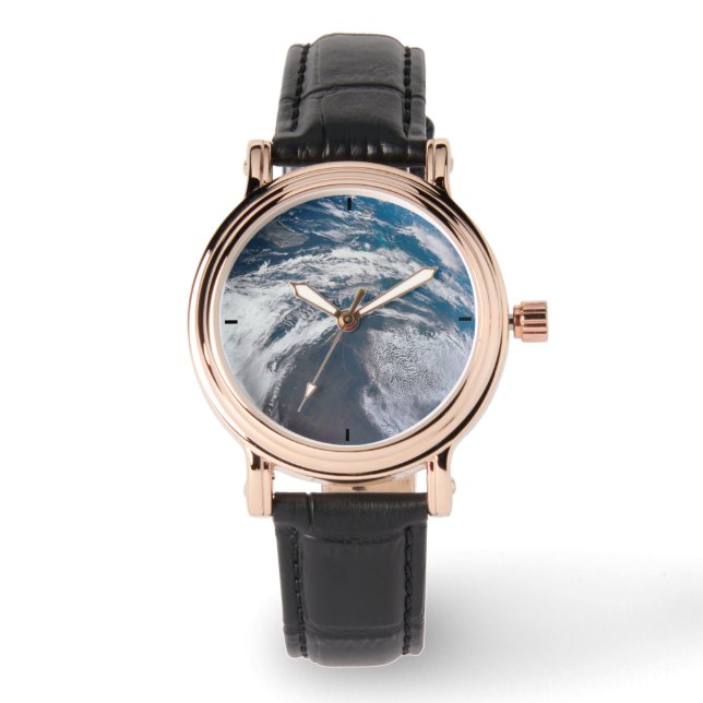 Jorden från Apollo 12-rymden. Armbandsur (Framsida)