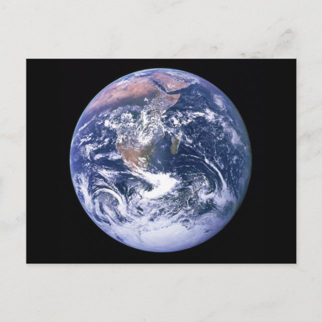 Jorden från Apollo 17 alias Blue Marble Vykort (Framsida)