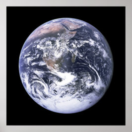 Jorden från Apollo 17 Poster