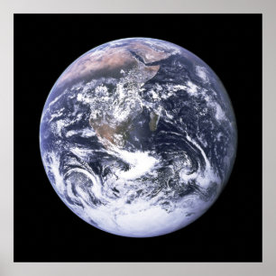 Jorden från Apollo 17 Poster