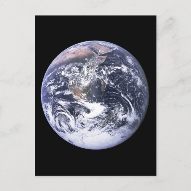 Jorden från Apollo 17 Vykort (Framsida)