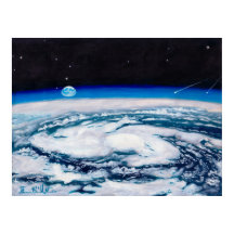 Jorden från en spinninghöjd