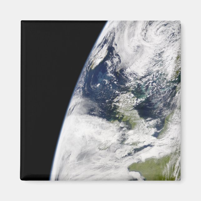 Jorden från rymden magnet (Framsidan)