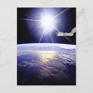 Jorden från rymden Station Vykort