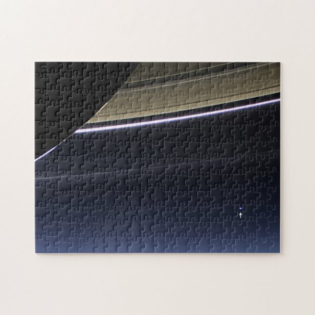 Jorden från Saturnus Pussel (Horisontell)