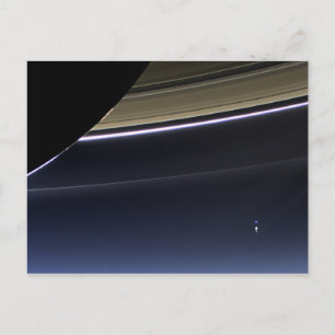 Jorden från Saturnus Vykort