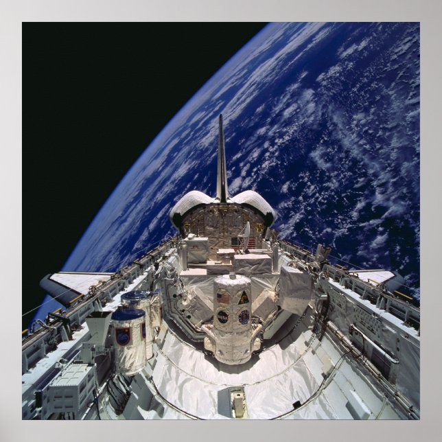 Jorden från Space Shuttle Atlantis (STS-66) Poster (Framsidan)