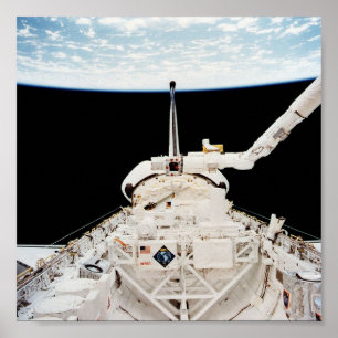 Jorden från Space Shuttle Columbia (STS-62) Poster