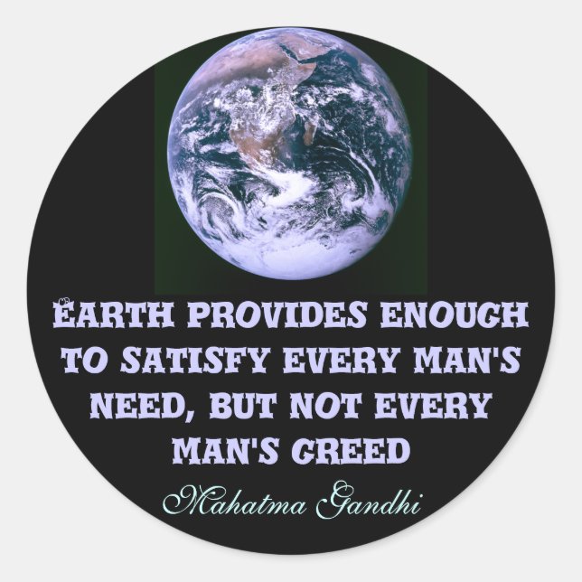 Jorden ger klistermärken (Framsida)