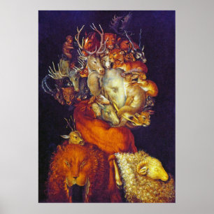 Jorden - Giuseppe Arcimboldo Poster