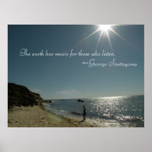 Jorden har musik för dem som lyssnar Poster