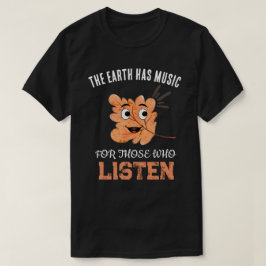 "Jorden har musik" Leende blad T Shirt