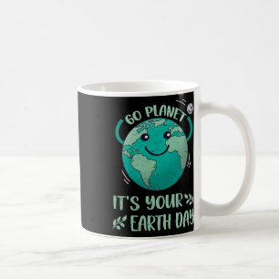 Jorden i Cute Earth Day Shirt Lycklig Earth Day 20 Kaffemugg