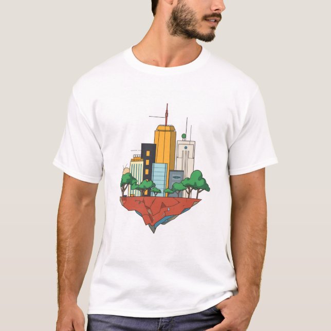Jorden i tomrummet t shirt (Framsida)