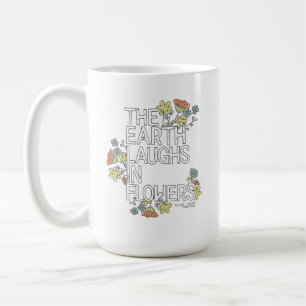 Jorden Laughs i Flowers Kaffemugg