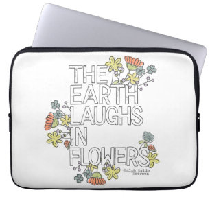 Jorden Laughs i Flowers Laptop Fodral