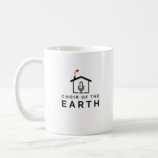 Jorden Logotyp Kaffemugg (Vänster)