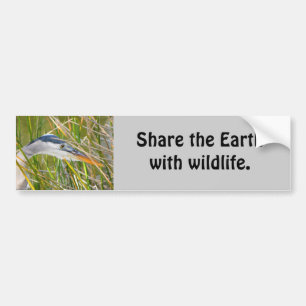 jorden med Wildlife Bildekal