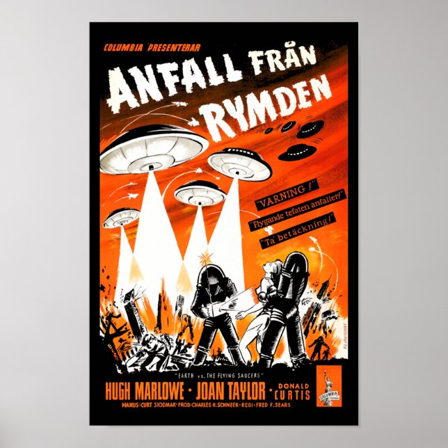 Jorden mot flygsågarna poster (Framsidan)