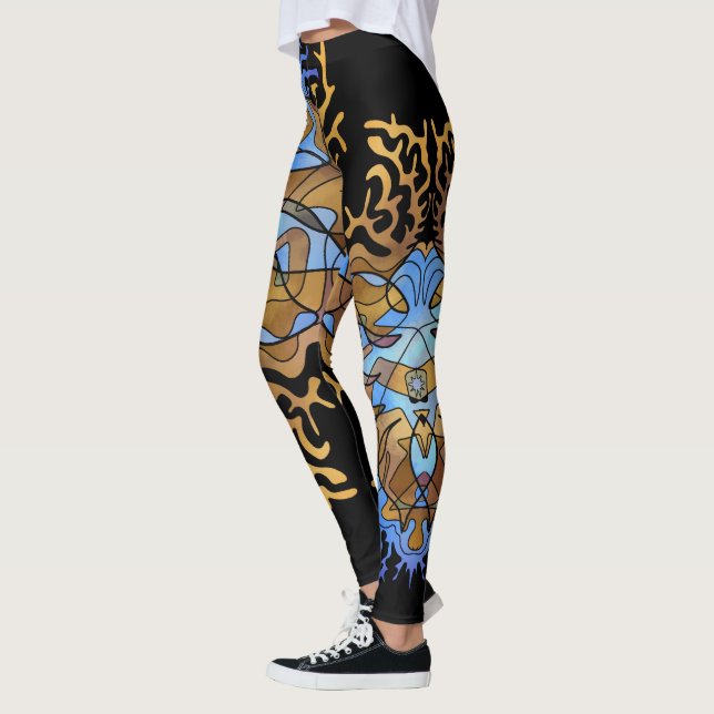 Jorden och Himlar Mandala Leggings (Vänster)