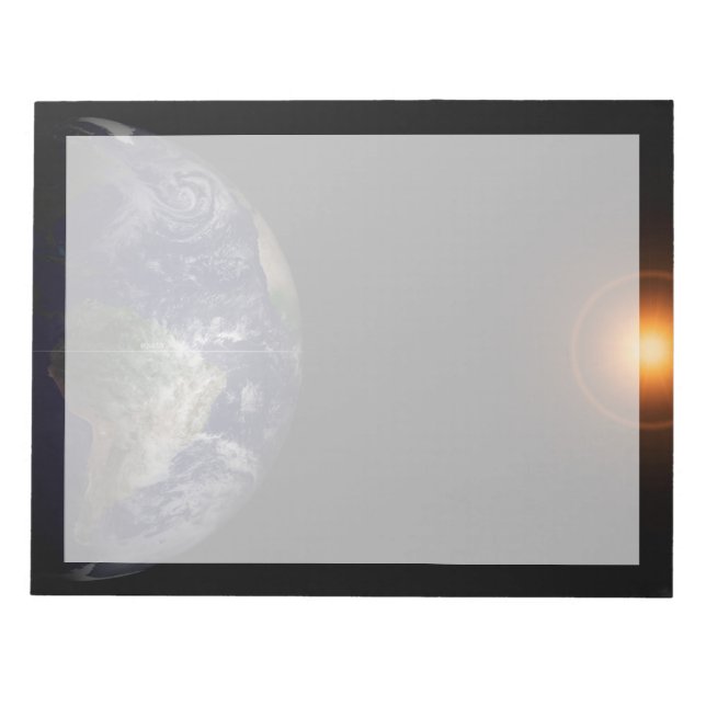 Jorden på Equinox. Anteckningsblock (Framsida)