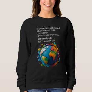 "Jorden ringer: lyssnar vi?" Miljö T Shirt