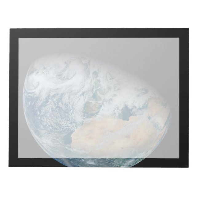 Jorden som visar norra Afrikan och sydöstra Europa Anteckningsblock (Framsida)