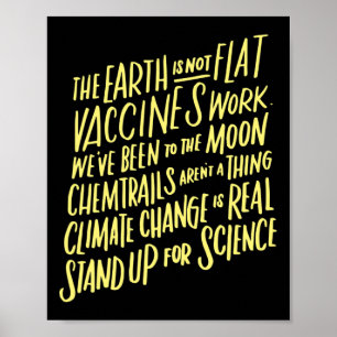 Jorden står inte upp för vetenskapslärare poster