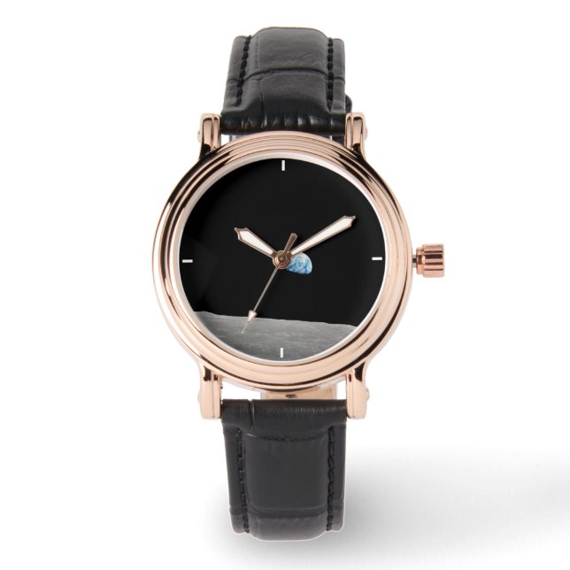 Jorden Stigning över Lunar Horizon. Armbandsur (Framsida)