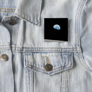 Jorden Stigning över Lunar Horizon. Knapp