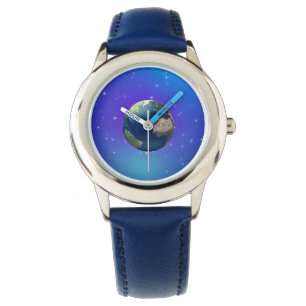 Jorden stjärnry himlar stilized armbandsur