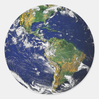 Jorden, Sydamerika Runt Klistermärke