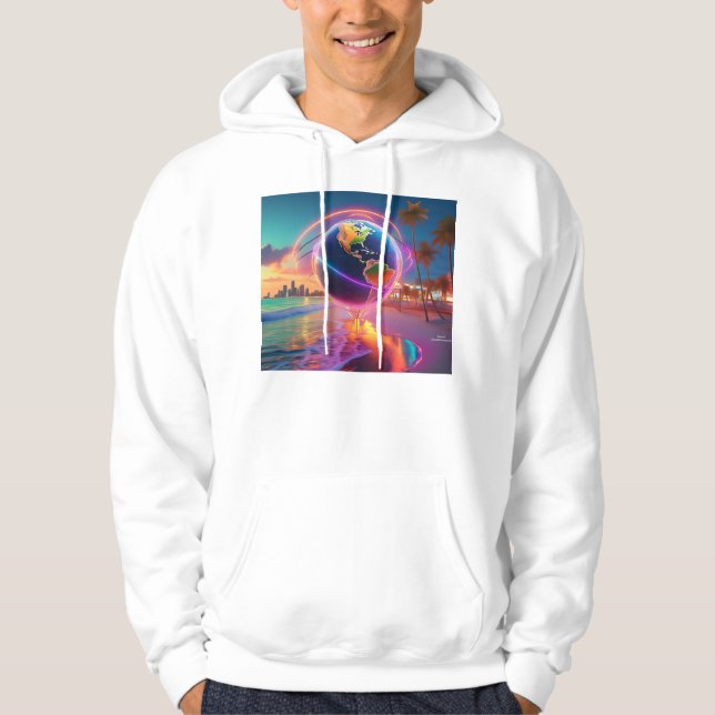 Jorden till Miami Hoodie (Framsida)