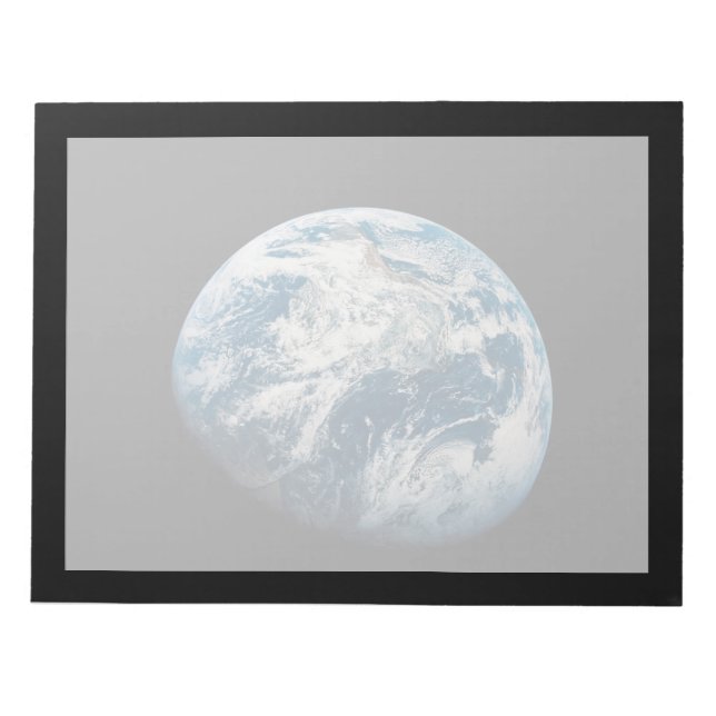 Jorden togs från Aollo 8-rymdfarkosten. Anteckningsblock (Framsida)