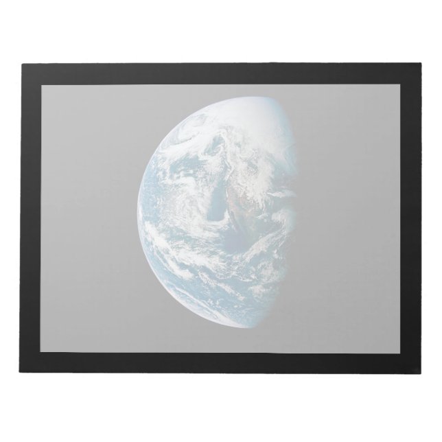 Jorden togs från Apollo 13-rymdfarkosten. Anteckningsblock (Framsida)