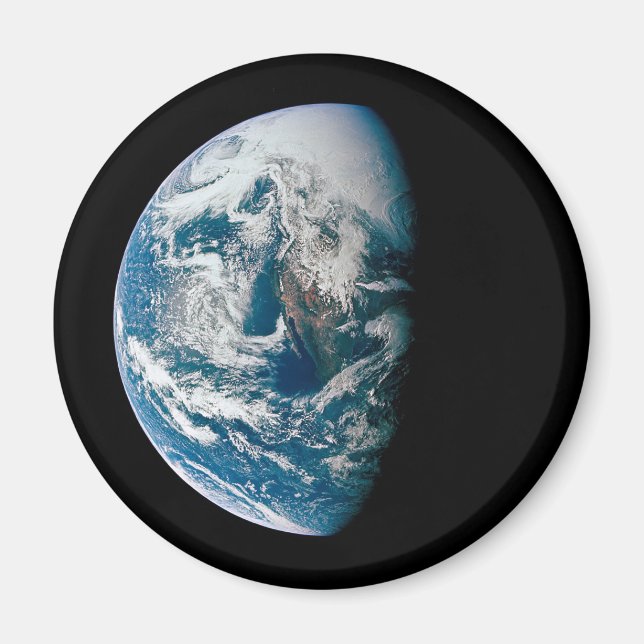 Jorden togs från Apollo 13-rymdfarkosten. Magnet (Framsidan)