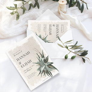 Jorden Tones, botaniska Vintagen Inbjudningar