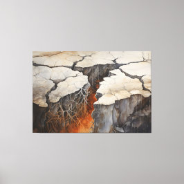 Jorden Torr klimat 4 av 4 Canvastryck