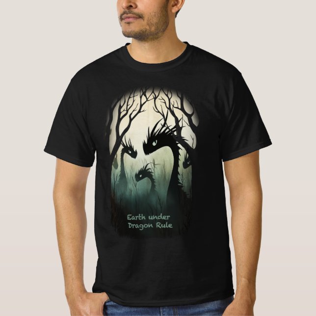 Jorden under Dragon Rule T-shirt (Framsida)