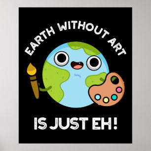 Jorden utan konst är bara den astronomiska Mörken  Poster