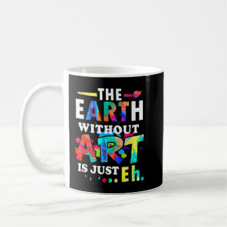 Jorden utan konst är bara Eh - Lärare Kaffemugg