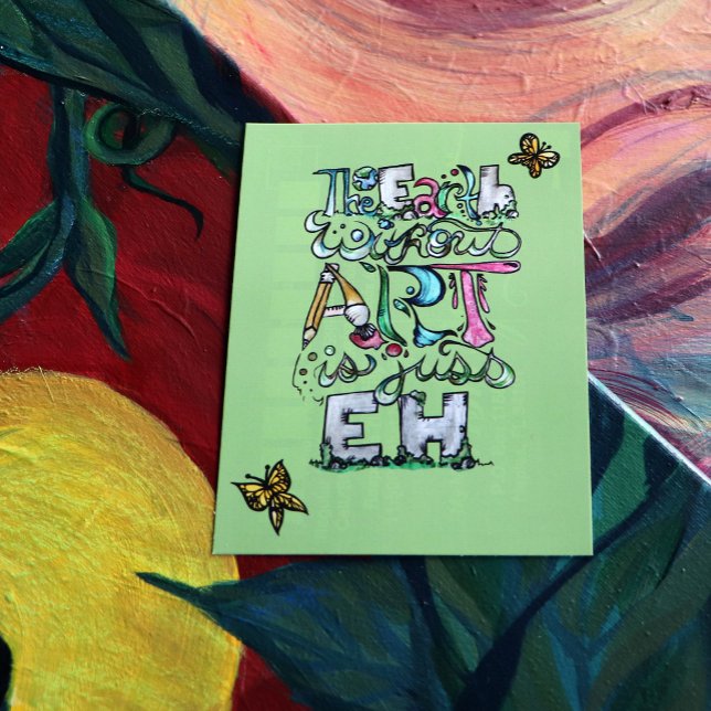 Jorden utan konst är bara EH Vykort (Skapare uppladdad)