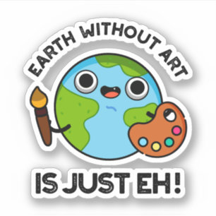Jorden utan konst är bara en astronomi. klistermärken