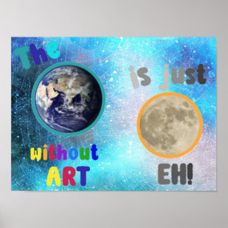 Jorden utan konst, poster