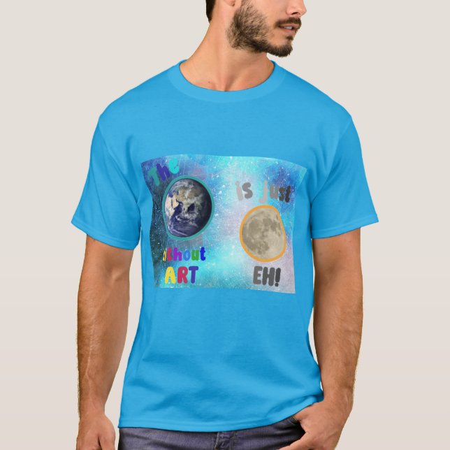 Jorden utan konst, t shirt (Framsida)