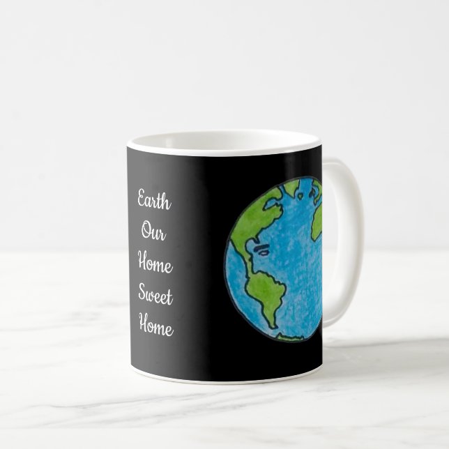 Jorden Vår Hemsköna Hem Kaffemugg (Framsida höger)
