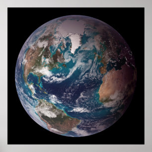 Jorden: Westerna halvklotet Poster