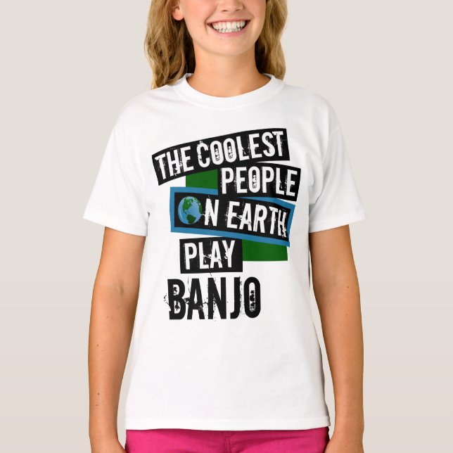 Jordens äldsta folk spelar Banjo T Shirt (Framsida)